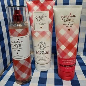 Bath & Body Works Gingham Love Bundle...3 PIECES